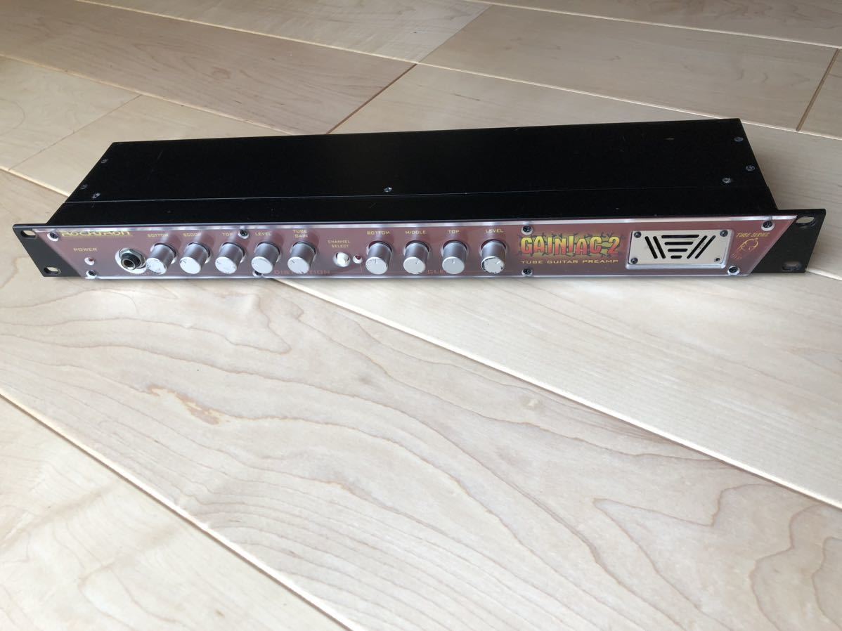 ROCKTRON GAINIAC2 チューブ・ギター・プリアンプ フルスロットル