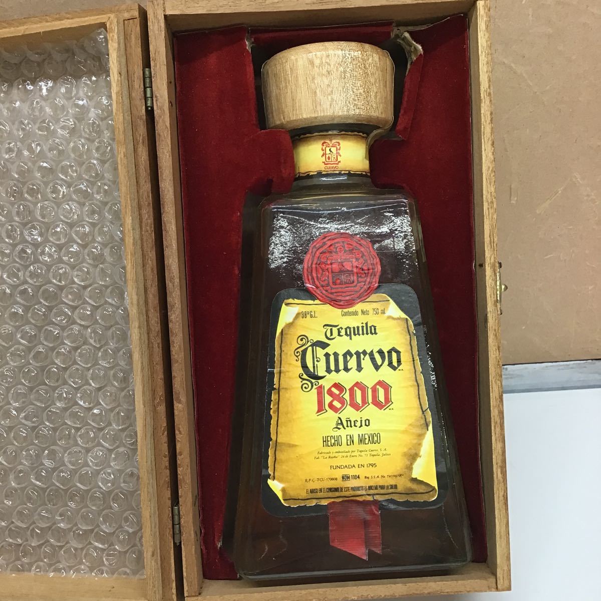 飲料・酒 1800 Añejo テキーラ 700ml クエルボ アホネ