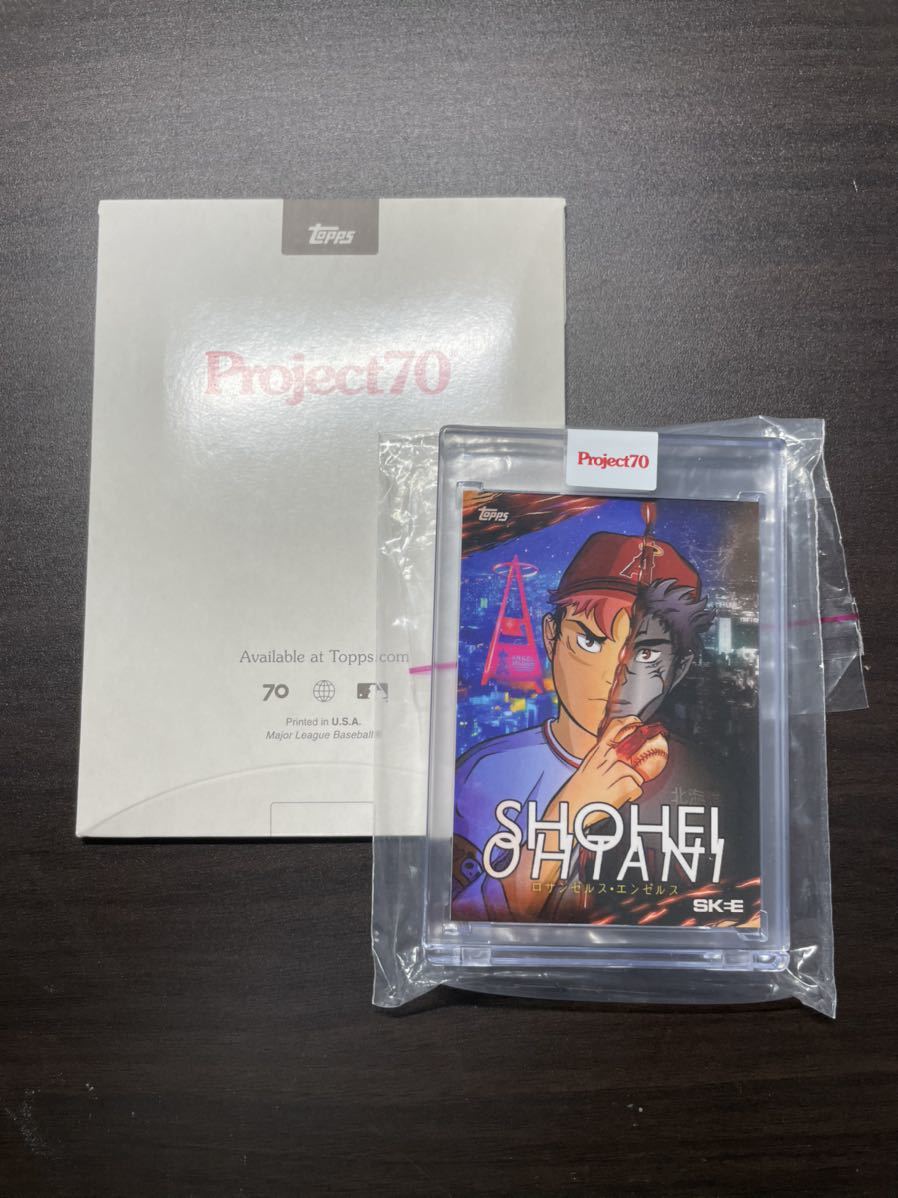限定品】 大谷翔平 サイン プリント ☆ Topps Project70 カード Shohei