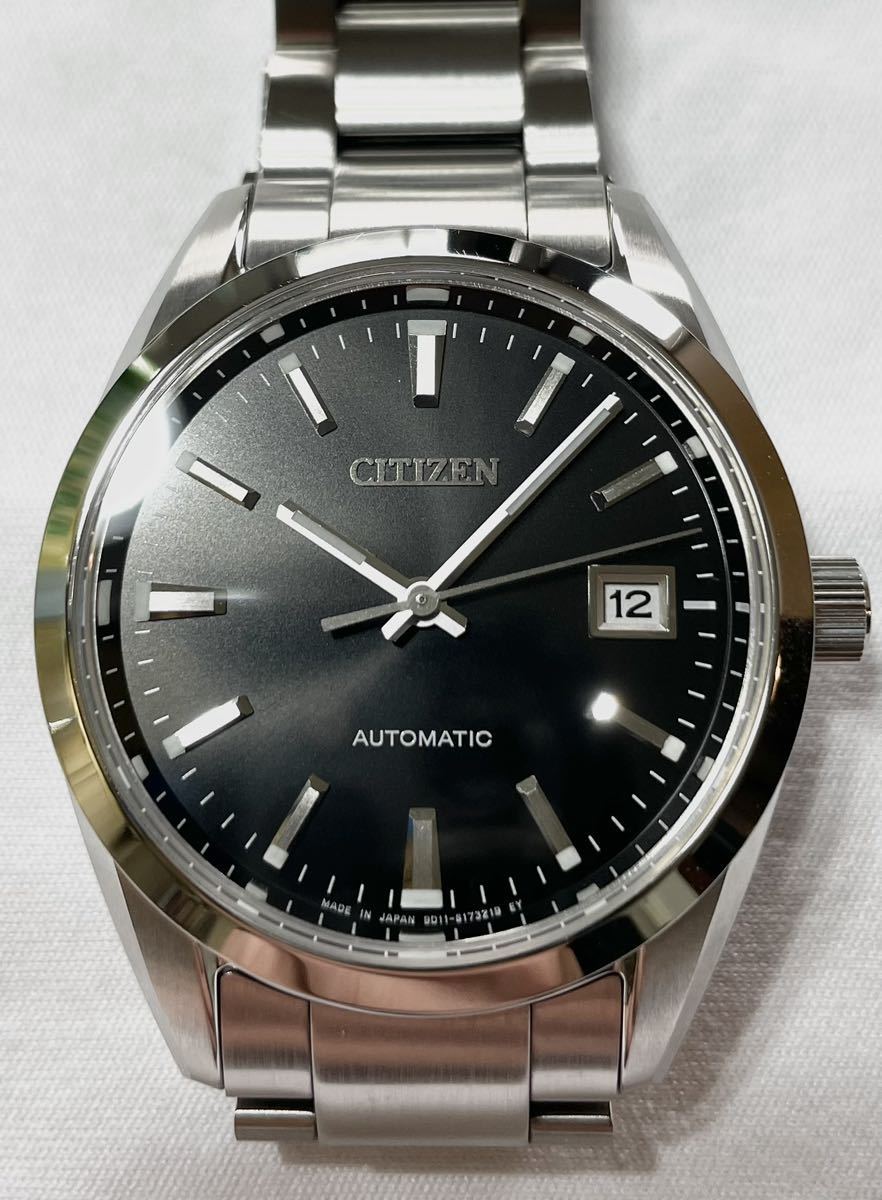 【美品】CITIZEN NB1050-59E 自動巻き時計 黒文字盤 機械式 美品 完備品 CITIZEN NB1050-59E 自動巻き シチズンコレクション