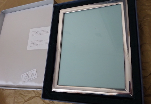 銀座和光 WAKO シルバー 銀製フォトフレーム (大）未使用品