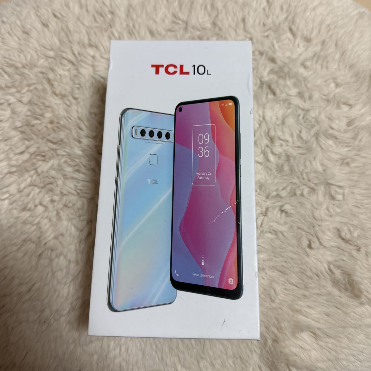 未使用品】TCL 10L T770B MARIANA BLUE 6GB 128GB 充電器付き TCL 10L BLUE