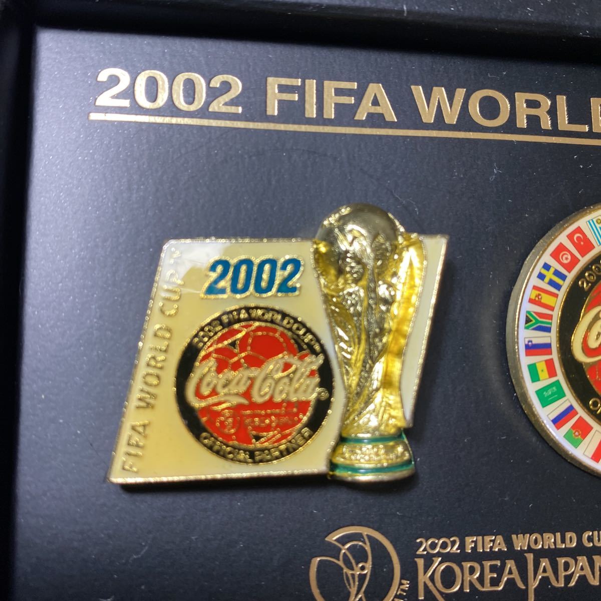 2002 FIFA 日韓ワールドカップ サッカー コカコーラ ピンバッジ セット