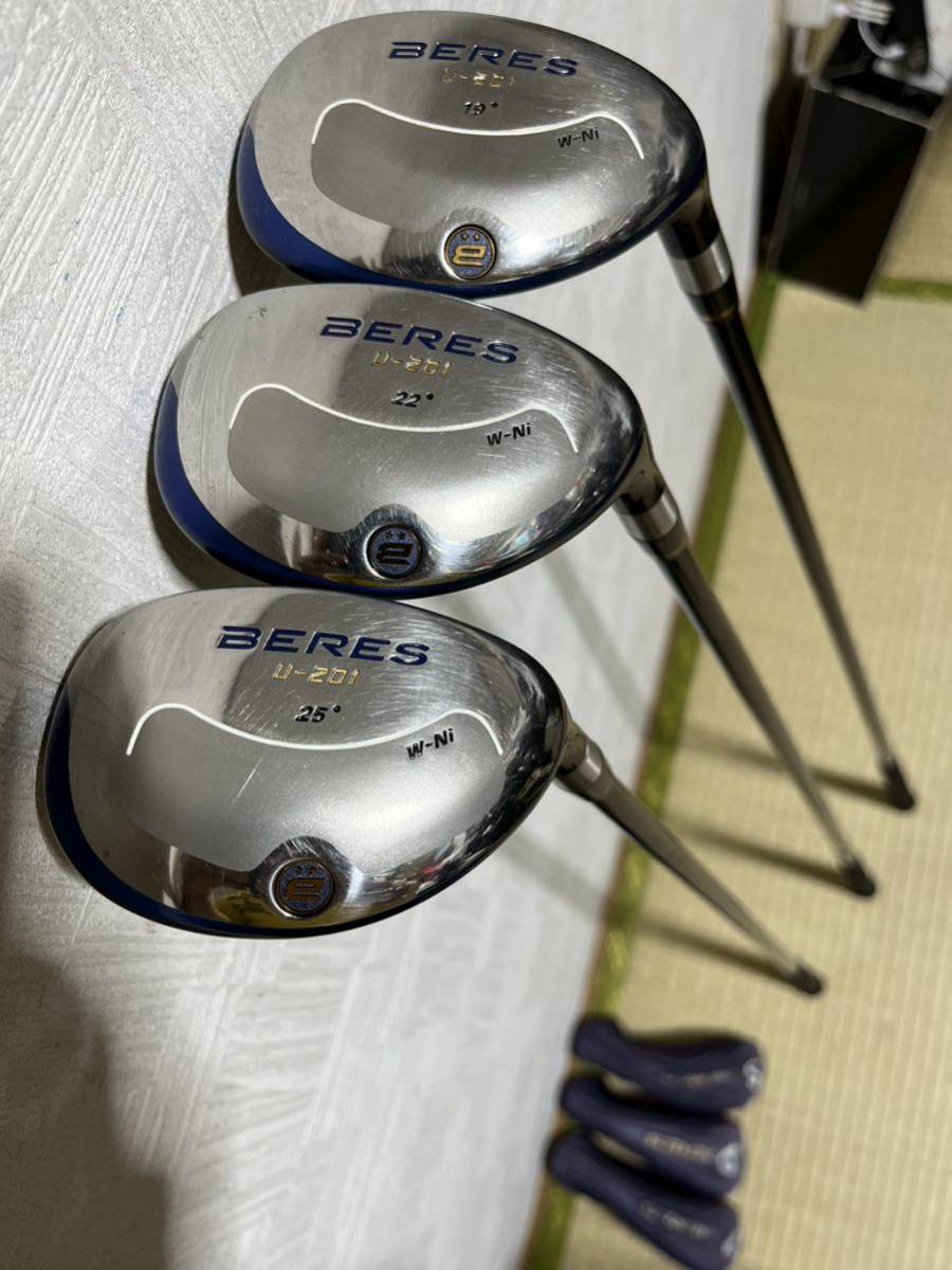 ぶっ飛び2星！HONMA BERES U-201ユーティリティ3本 R 【公式通販】
