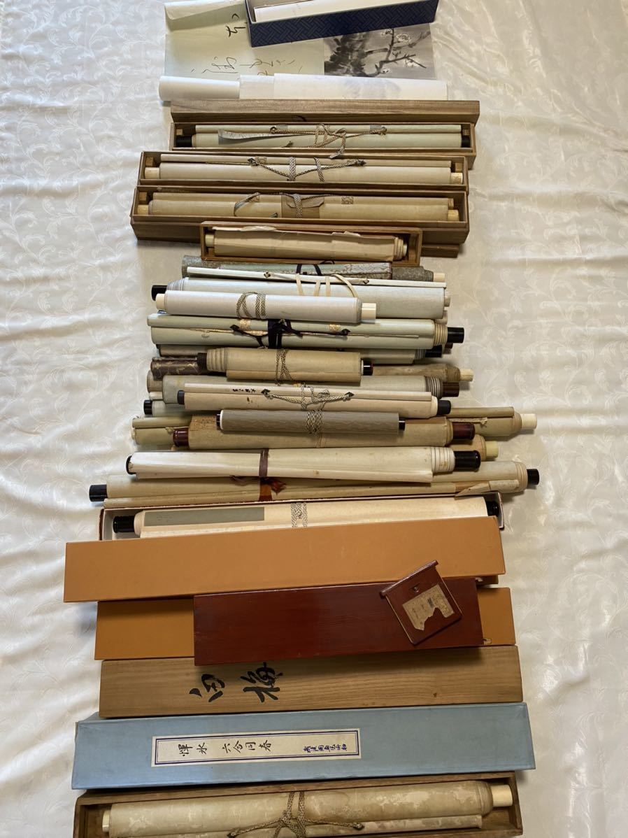 古い掛軸～まとめて37本他 絹本 古画 肉筆 工芸 日本画 中国画 すべて