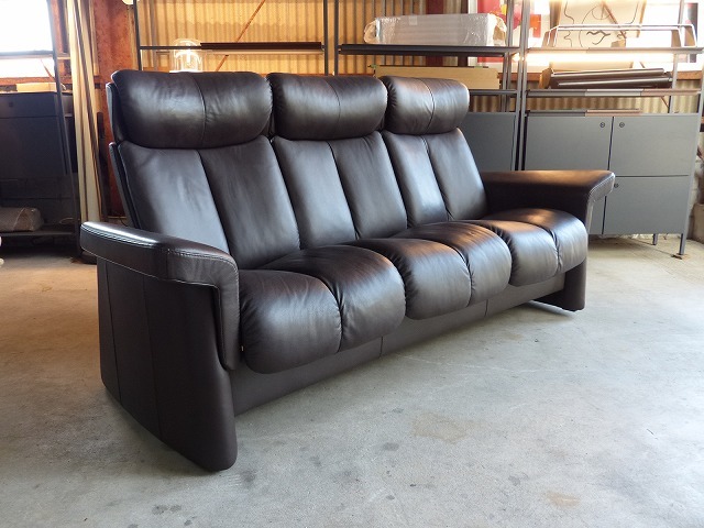 EKORNES（エコーネス） レジェンド リクライニングソファ 総革｜3P 3