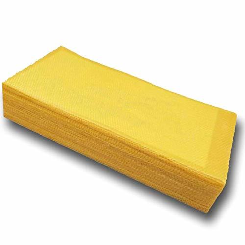 D・STONE 蜂の巣 蜜蜂 ミツバチ用 飼育 シート 巣礎 養蜂 ハニカム 巣 蜜蝋 採蜜 天然 養蜂 (黄色，