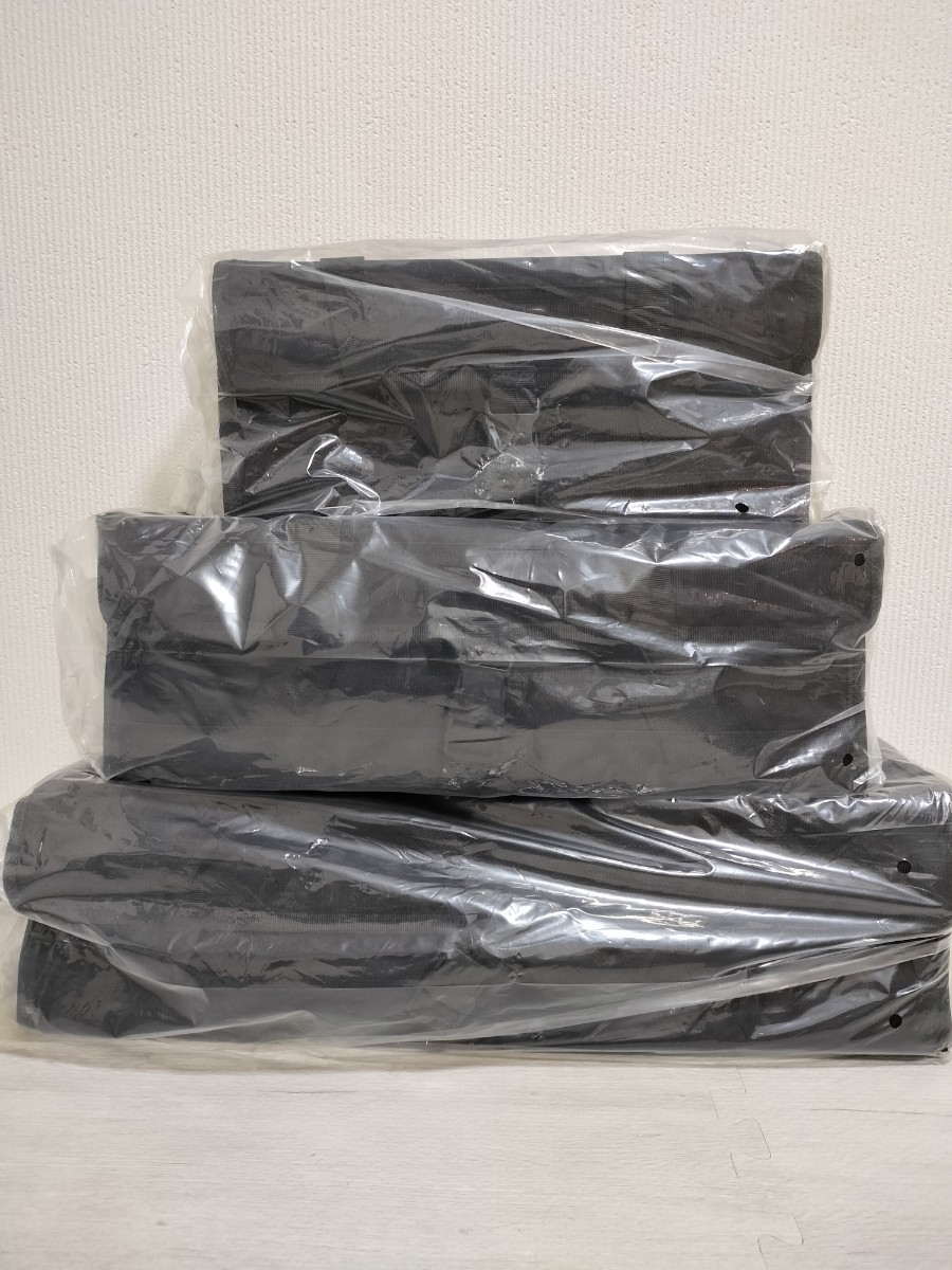 未使用 限定品 スノーピーク 雪峰祭 2021 春 マルチコンテナ S＆M＆L ブラック 3点セット キャンプ 収納小物 snow peak_1