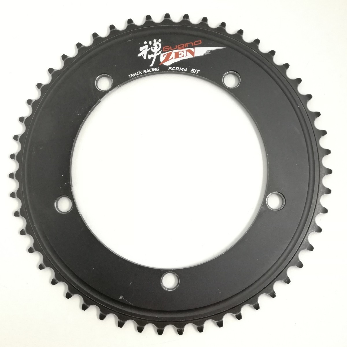 SUGINO ZEN 51T PCD144 スギノ　禅　ゼン　ブラック 黒 チェーンリング 　トラック　ピスト 