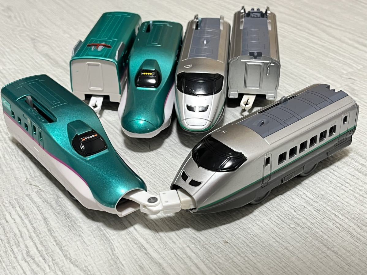 1円〜☆清掃済☆動作○☆E5系新幹線＆E3系新幹線連結セット 