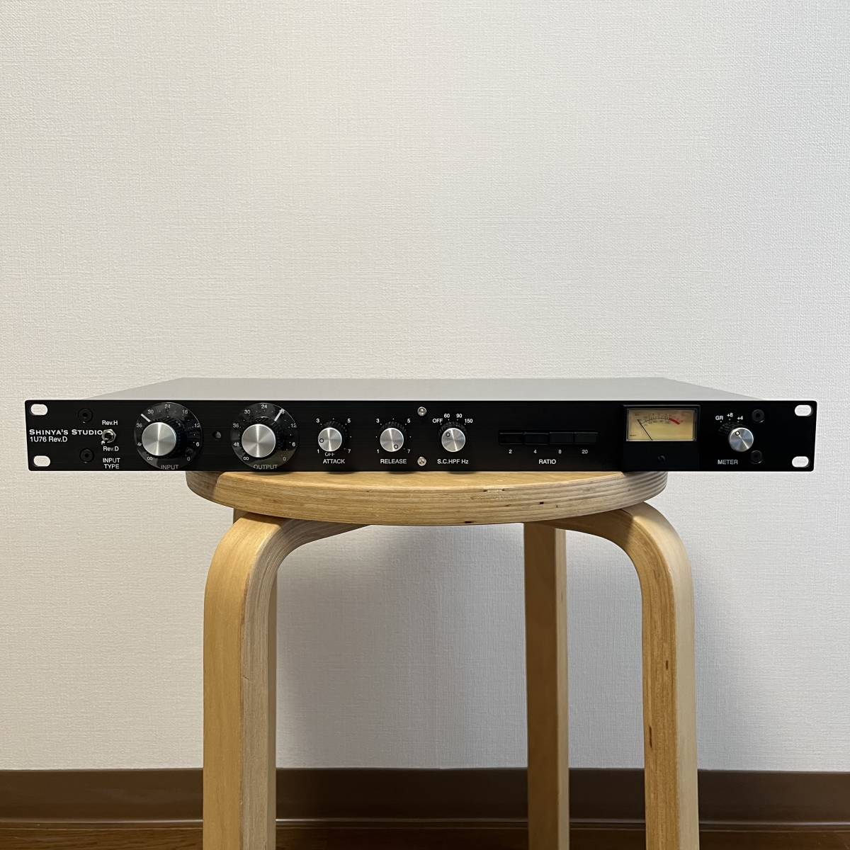 Shinya's Studio 1U76 (InputSelect and S.C.HPF オプション) 100V仕様 ★中古動作品★ コンプレッサー