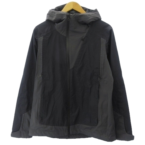 リップヴァンウィンクル RIPVANWINKLE 14SS マウンテンパーカー ジャケット 切替 ナイロン 灰 黒 グレー ブラック 5 約L メンズ