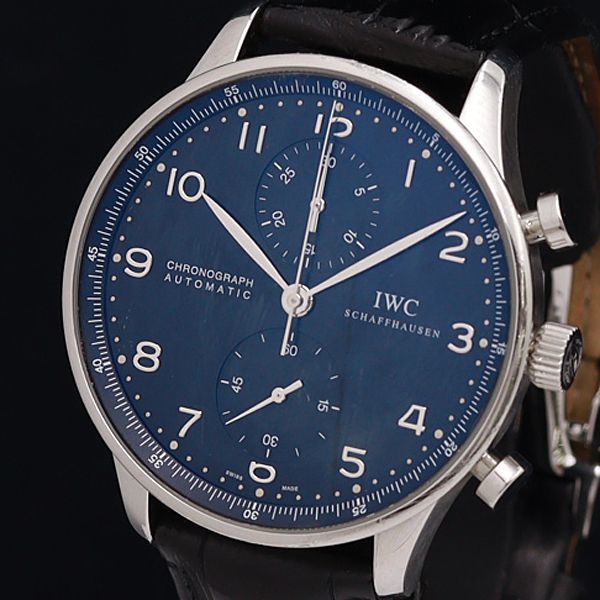 1円 2023年4月OH済 稼働 良品 IWC シャフハウゼン ポルトギーゼ クロノ 