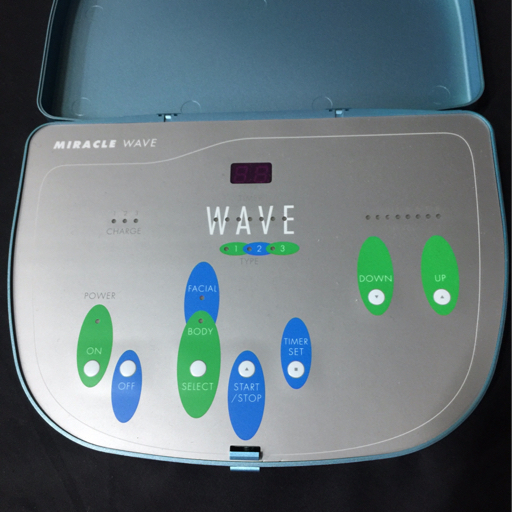 Flexia Miracle Wave-21D 美顔器 本体 1円 FLEXIA Miracle Wave-21D 家庭用美顔器 付属品あり フレキシア