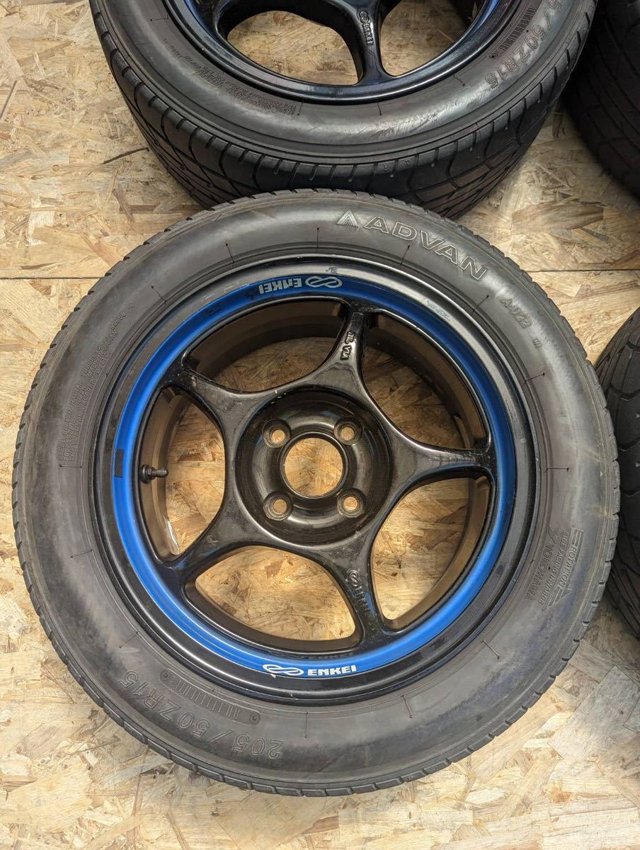 希少！】エンケイ RP-01 15インチ 7J ＋45 PCD100 4穴 ENKEI アルミ