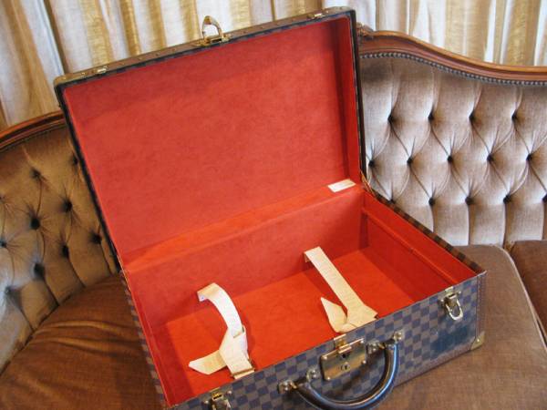 S967 ルイ ヴィトン ヴィンテージダミエ キャリーケース 鍵付(ダミエ