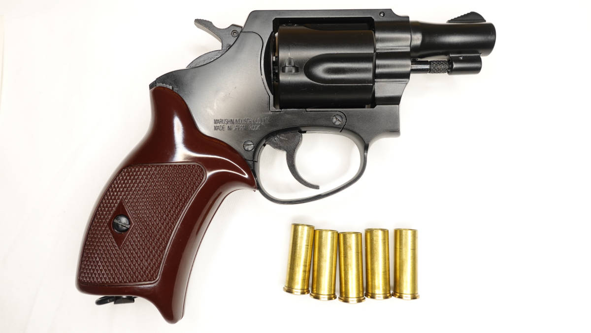 マルシン ポリスリボルバー 2インチ BLACK ABS 8mmBB弾 POLICE