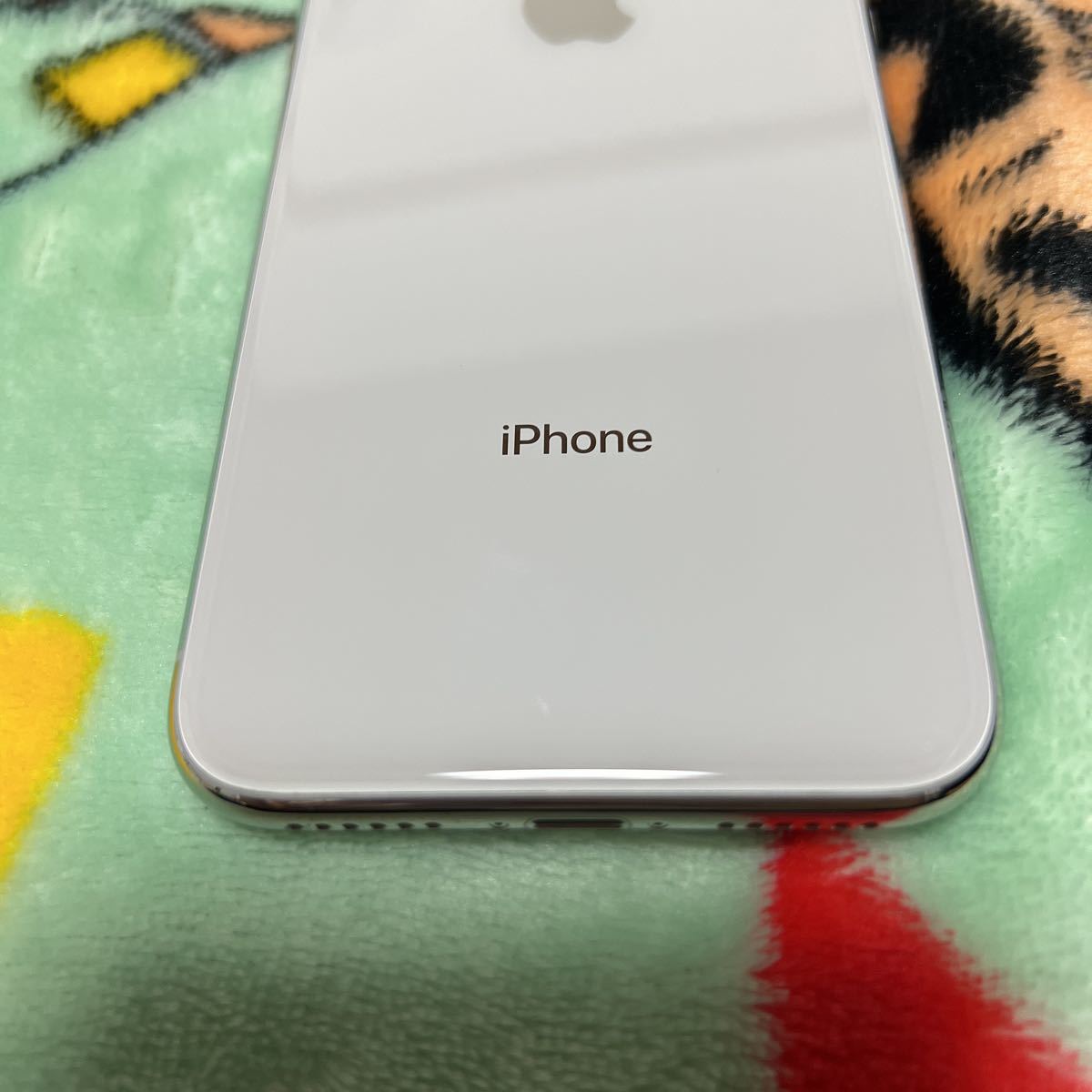 SIMフリー iPhone シルバー IMEI 中古品iPhoneX 中古 1円〜 SIM
