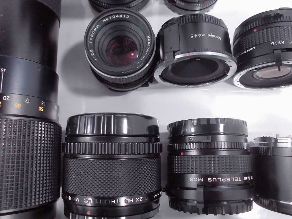 ☆中判カメラ用レンズなど☆MAMIYA/YASHICA/Kenko/ZENZA BRONICA/ 等 計:19