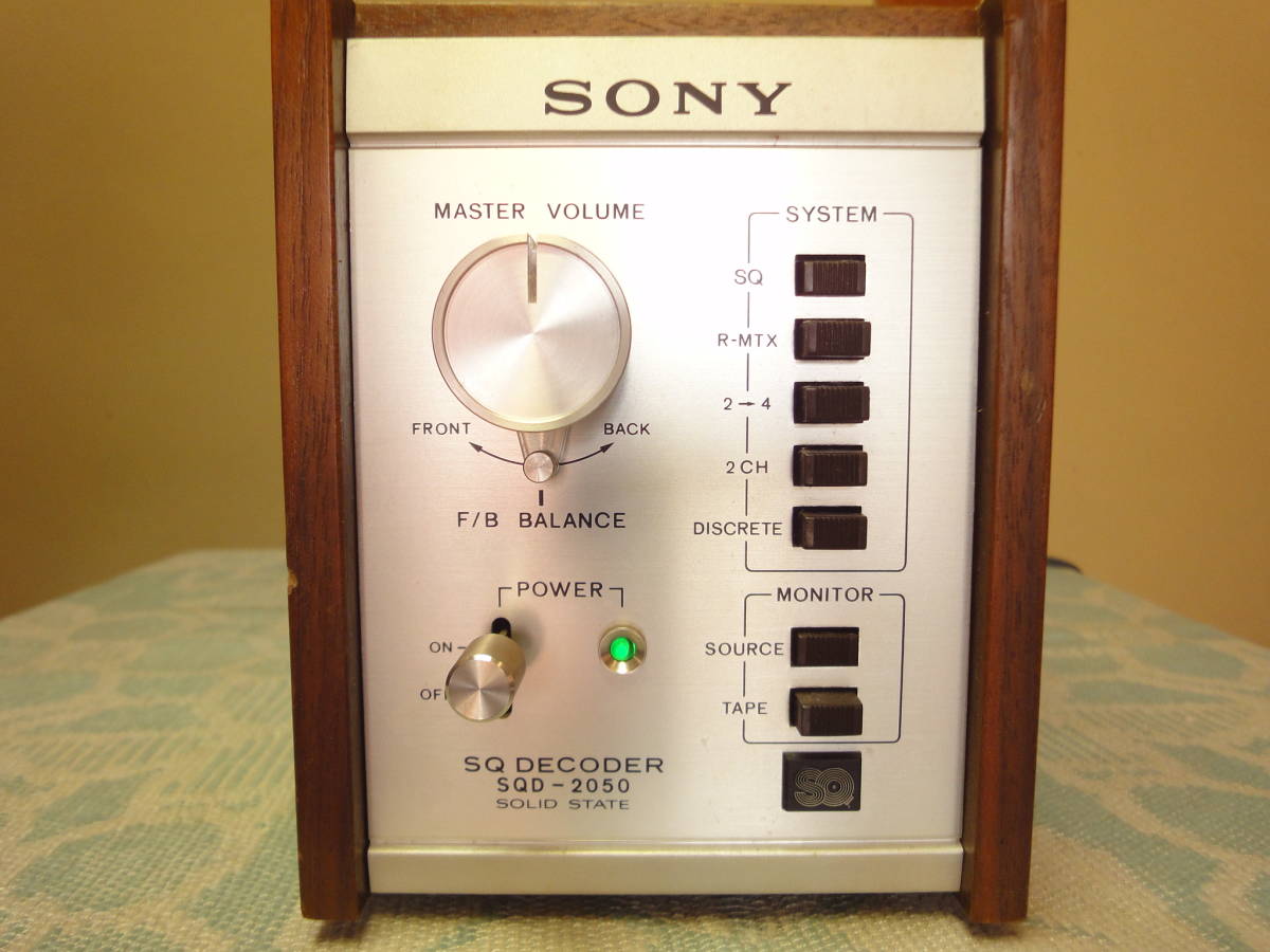 SONY/ SQD-2050/4チャンネルSQデコーダ ジャンク品扱い