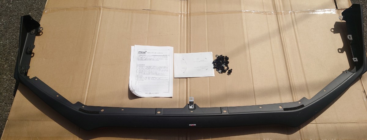 車 VMレヴォーグ フロントアンダースポイラー