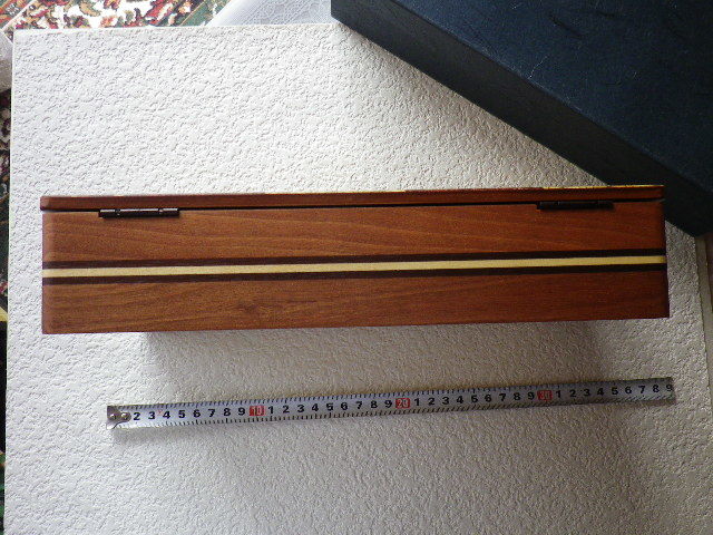 箱根寄木細工 ジュエリーボックス 縦14.7×横30 高さ6.5㎝ ほぼ未