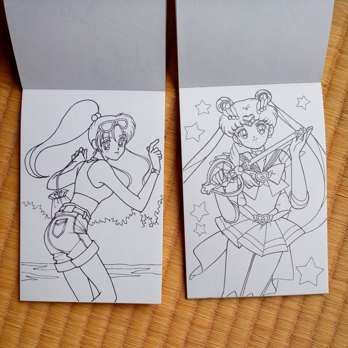 美少女戦士セーラームーンSuperS セイカのぬりえ かわいいシール付き 2