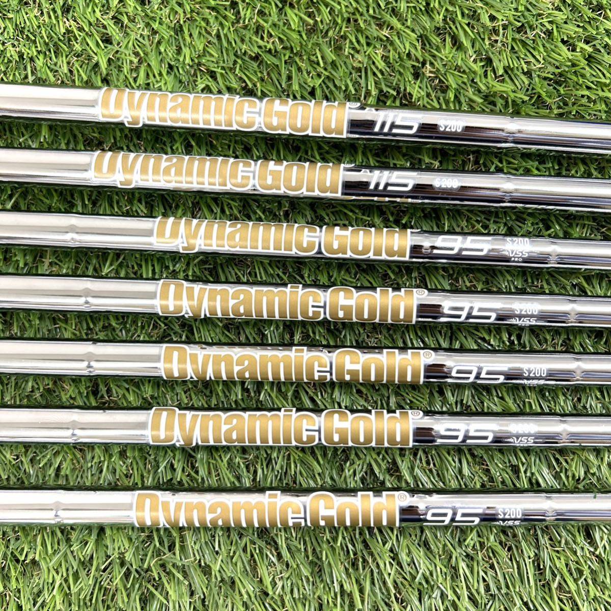 1円〜【7本セット】DG95 （5本）DG115（2本）シャフト S200