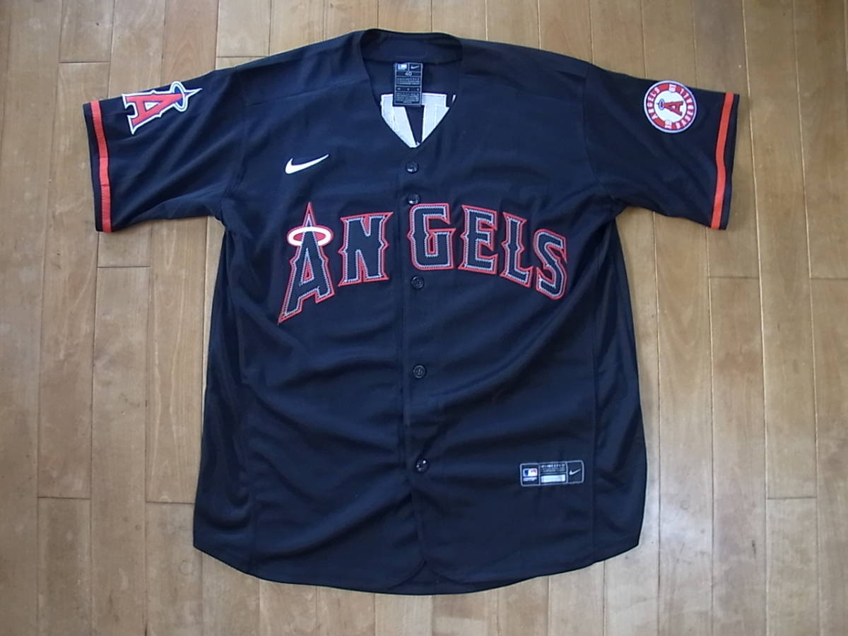 大谷翔平　Shohei OHTANI　ロサンゼルス・エンゼルス　 Los Angeles Angels　黒×赤　限定 ユニフォーム　ジャージ　サイズ４０