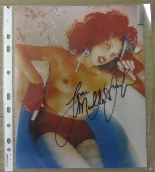 ミラ・ジョヴォヴィッチ★直筆サイン★1990年代・初期★モデル_1