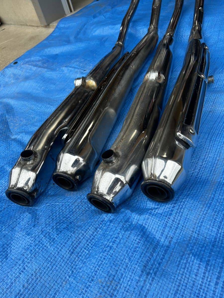 CB750four HM341純正マフラー 当時物 検CB750kHM300白バイオリジナル