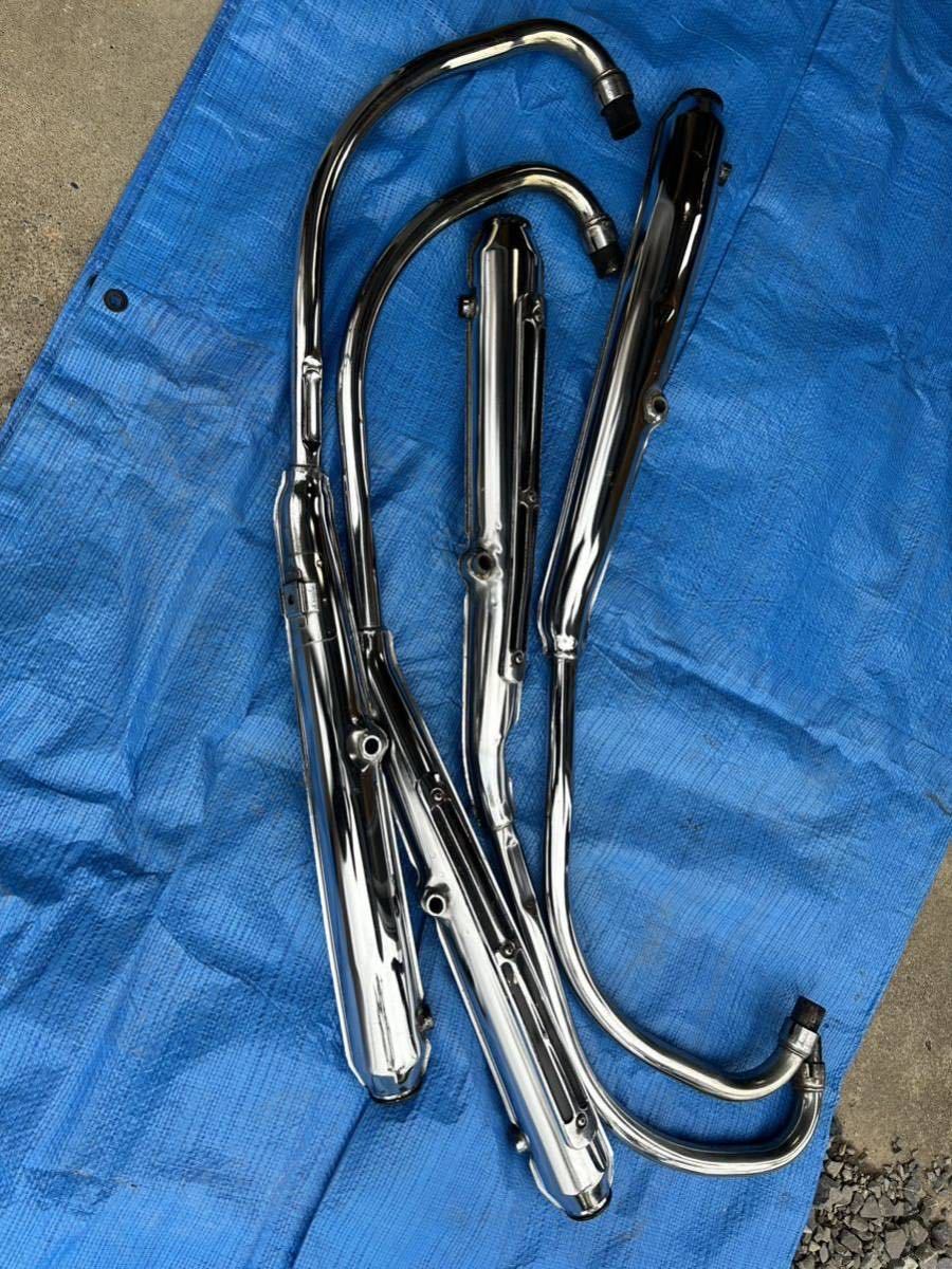 CB750four HM341純正マフラー 当時物 検CB750kHM300白バイオリジナル