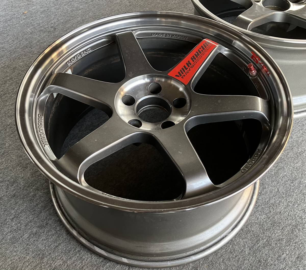 希少！RAYS VOLKRACING TE37 SL FORGED 19インチ 9.5J +22 5H 114.3 2 