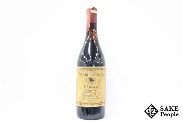 ■注目! レナート・ラッティ バローロ マルチェナスコ 1984 750ml 13％ イタリア 赤