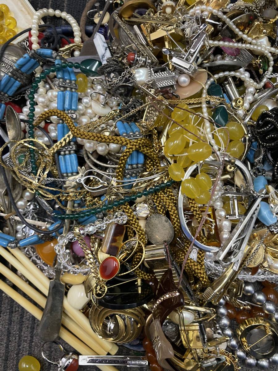 ジャンク・1円スタートメッキアクセサリー おまとめ 約770g（KG西口店）
