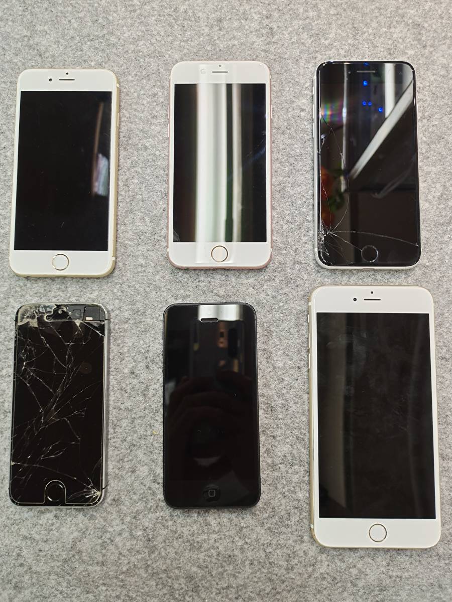 ジャンクまとめ売り】iPhone 5/5s/6s/6 Plus/SE2 部品取り Apple
