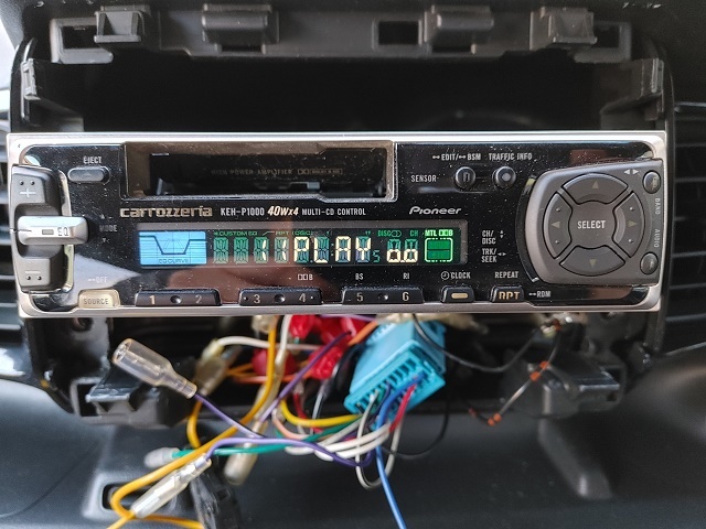 carrozzeria カロッツェリア KEH-P1000 カセットデッキ 動作確認済み