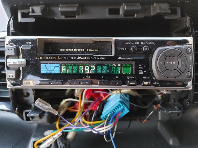 carrozzeria カロッツェリア KEH-P1000 カセットデッキ 動作確認済み