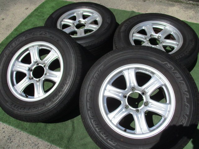 溝有り Weds KEELER ホイール タイヤ 4本 17インチ 265/65R17