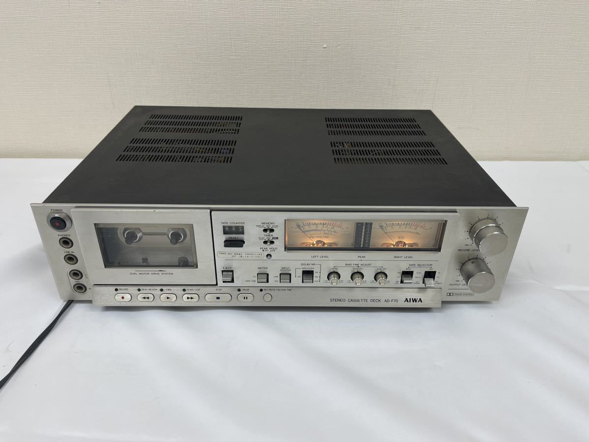 AIWA カセットデッキ　AD F70ジャンク カセットデッキ アイワ AIWA AD-F70 - 通電OK 公式通販 AIWA(アイワ