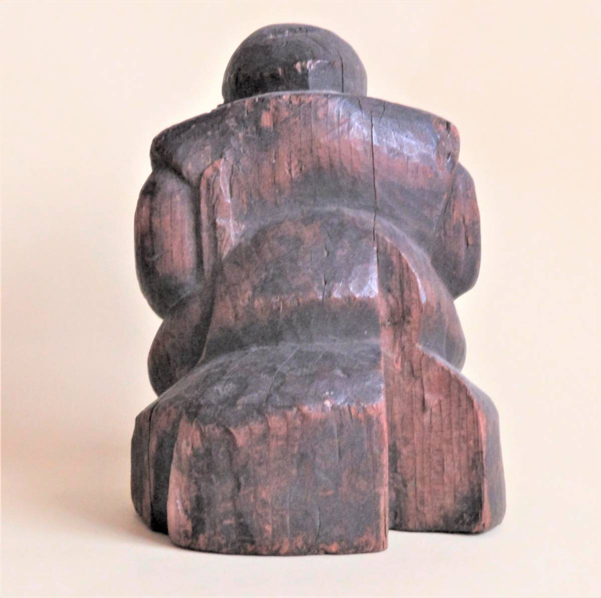 高品質，人気SALE】 恵比寿像 木彫り 骨董 アンティーク 縁起物 置物
