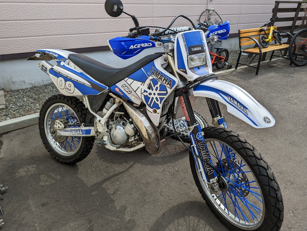 ＹＡＭＡＨＡ 　ヤマハ　DT200WR 札幌　スペアタイヤ　機関良好