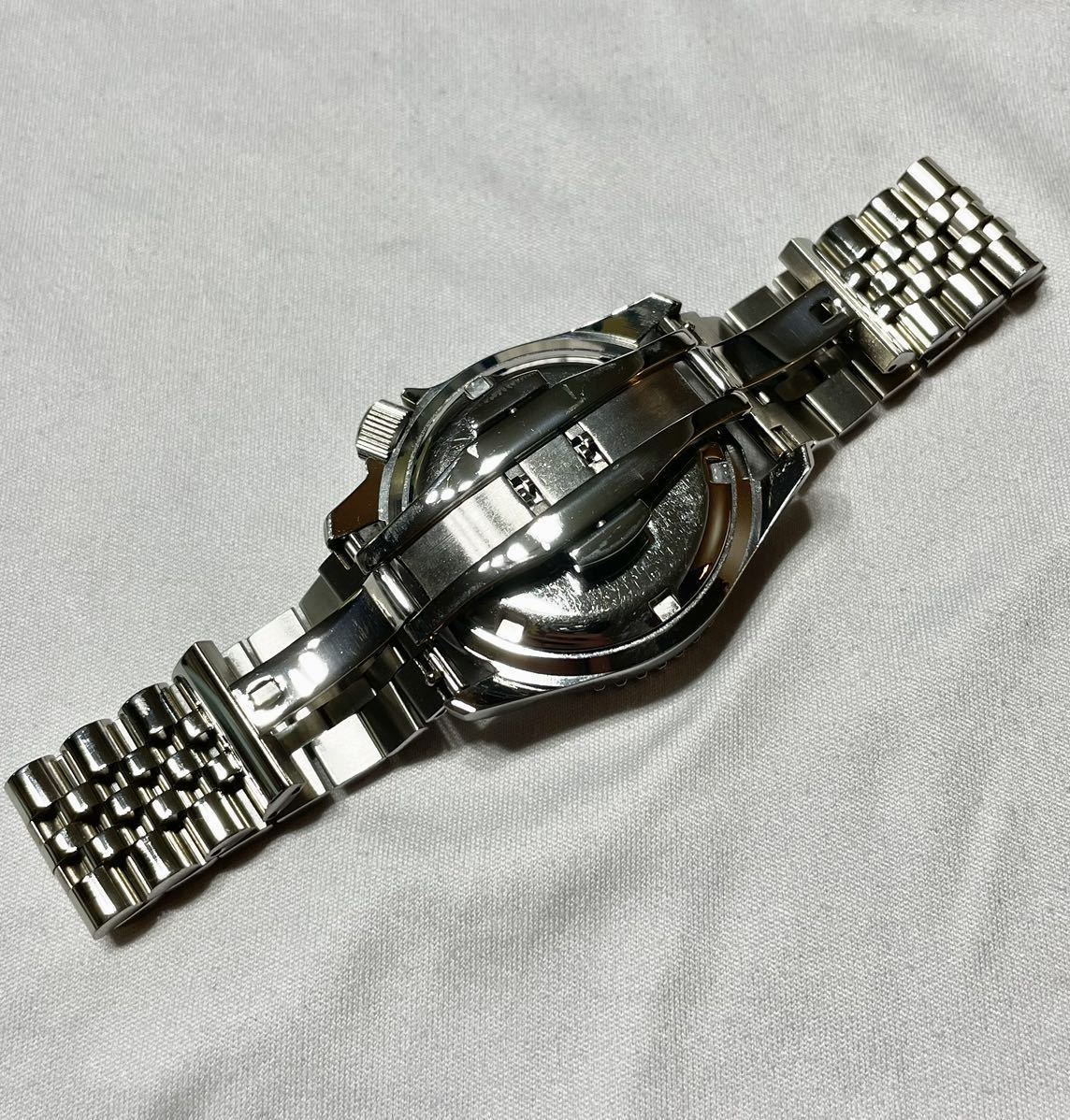 1円〜【美品】SEIKO ALBA AQUA GEAR 38mm 自動巻き 200mダイバーズ
