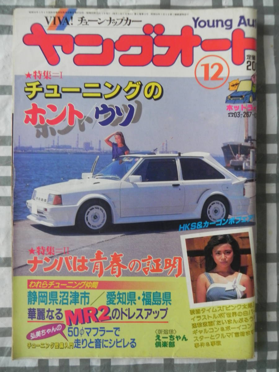 絶版 ヤングオート 1984年 12月号 われらチューニング仲間：静岡