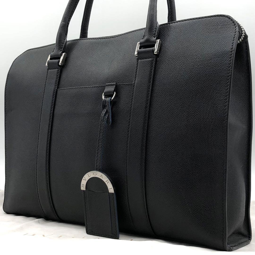 1円【美品】BVLGARI ブルガリ ブルガリマン ビジネスバッグ トート 