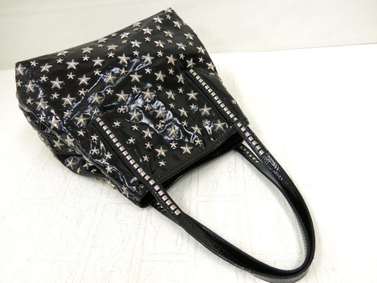 JIMMY CHOO ジミーチュウ フィリッパ スタースタッズ エナメル 