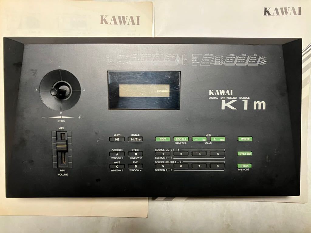 KAWAI K1m カワイ 音源モジュール ROMカード 取説・アダプター付 ご覧