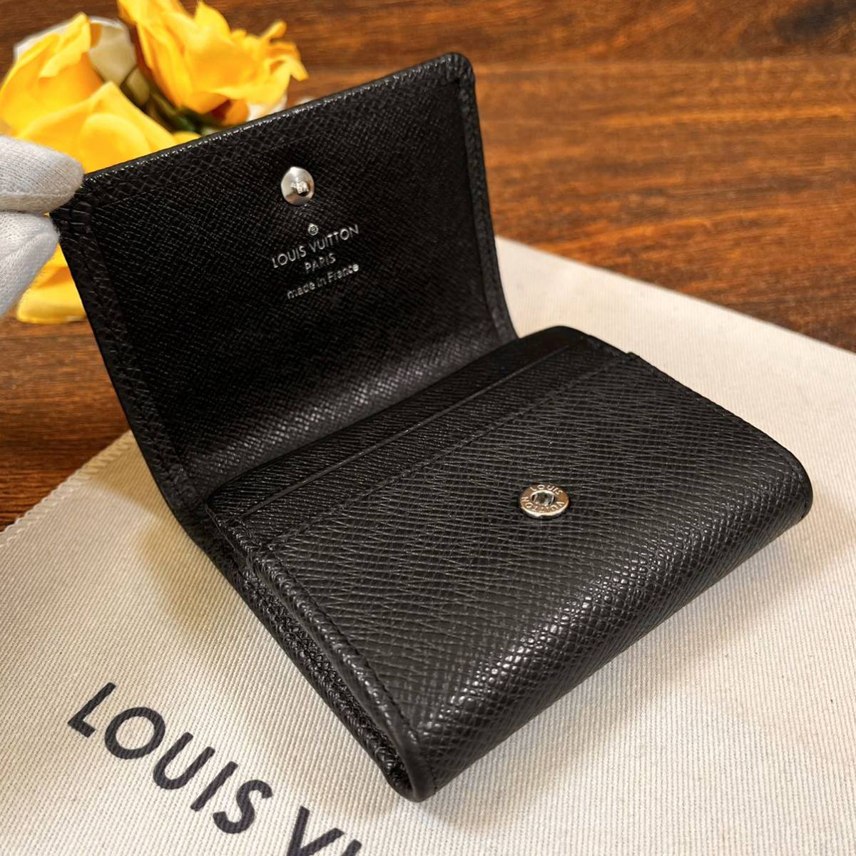 極美品］ルイヴィトン ポルトモネ セルゲイ タイガ コインケース