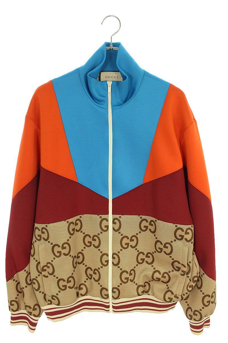 グッチ GUCCI 693022 XJD9V サイズ:L ジャンボGGネオプレンジップジャケットブルゾン 中古 SB01