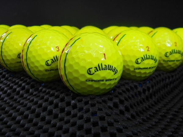 【赤字超特価，豊富な】 E0H-04A Callaway CHROME SOFT X 2019年モデル Triple Track イエロー 30球 キャロウェイ トリプルトラック ロストボー(30個～)｜売買されたオークション情報、yahooの商品情報をアーカイブ公開 - オークファ ボール